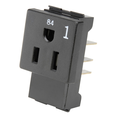 15 Amp Circuit 1 Receptacle, 4PK